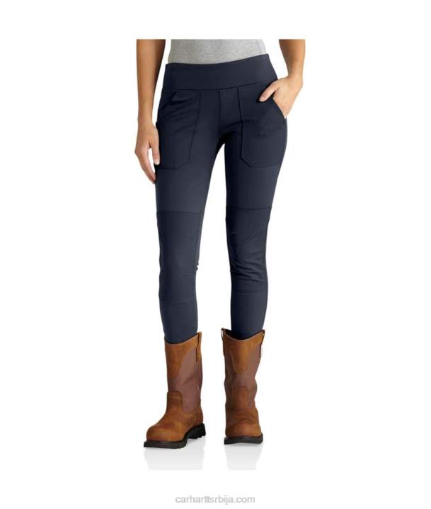 4042L182 Carhartt црн снажне хеланке средње тежине Жене