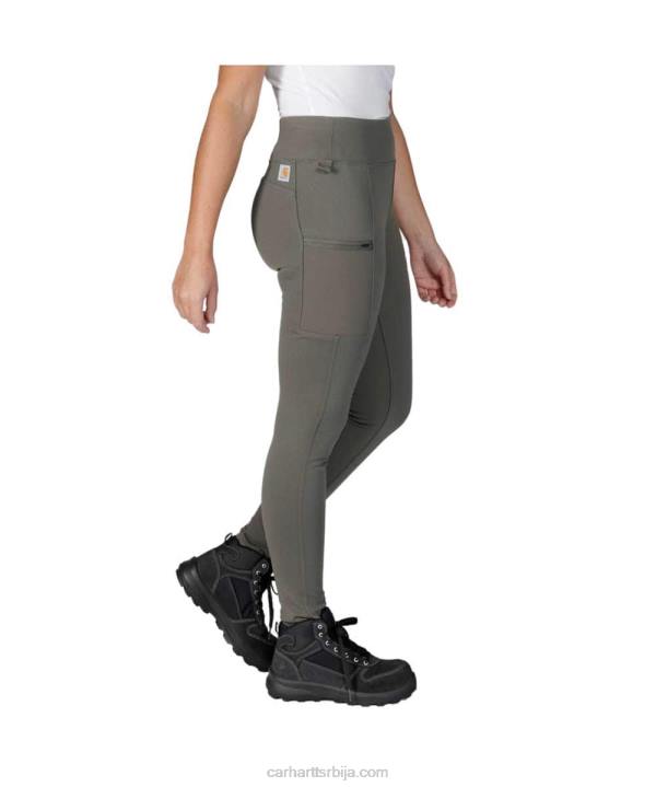 4042L183 Carhartt црн форце фитед лагане хеланке Жене