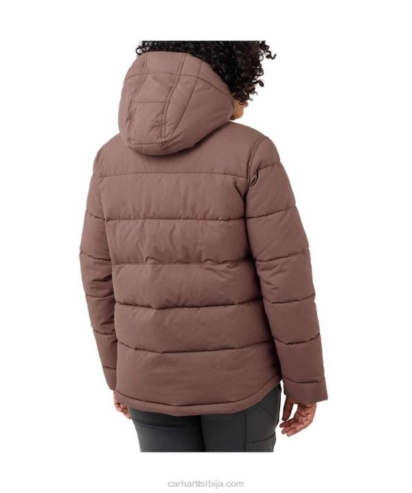 4042L189 Carhartt црн цархартт монтана опуштена изолована јакна Жене