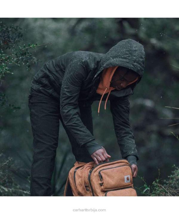 4042L193 Carhartt црн сторм дефенце опуштена јакна тешке категорије Жене