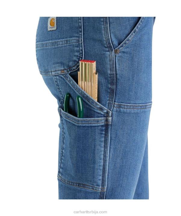 4042L198 Carhartt липа робусни флекс опуштени џинс са дуплим предњим делом Жене