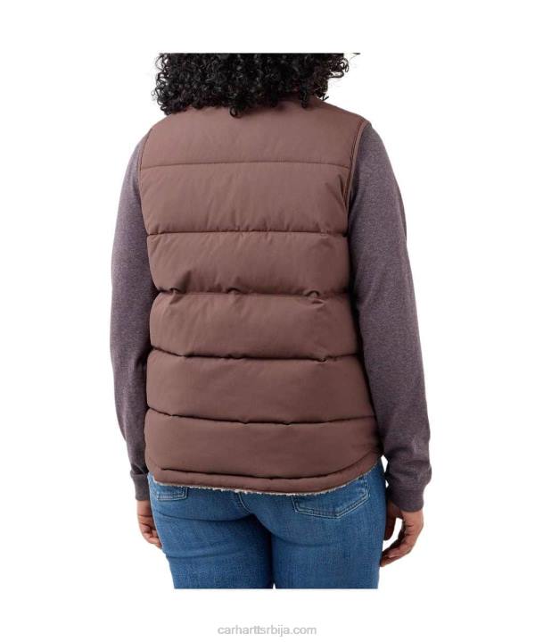 4042L220 Carhartt црн Цархартт монтана опуштени изоловани прслук Жене