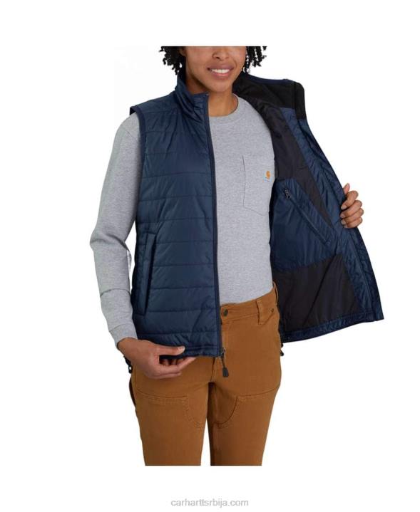 4042L221 Carhartt црн прслук са изолацијом од кише од најлона Жене
