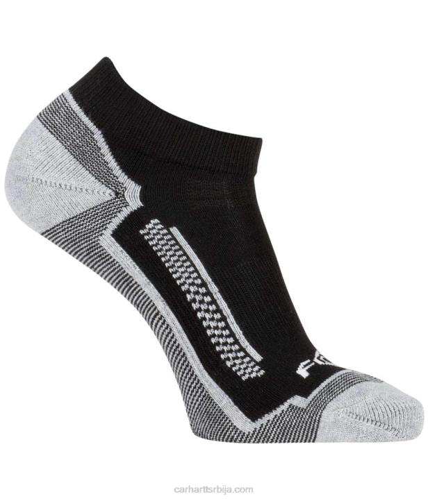 4042L168 Carhartt црн сила перформансе чарапа 3 пара мушкарци