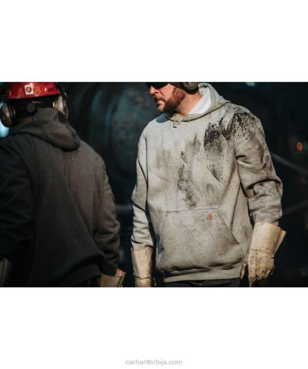 4042L37 Carhartt црн широка дуксерица средње тежине мушкарци