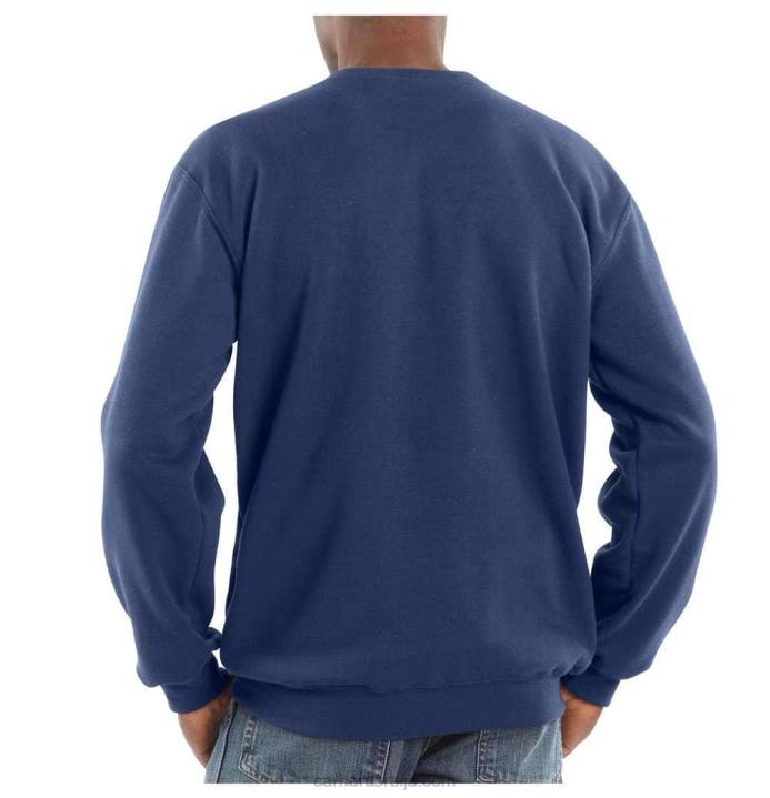 4042L39 Carhartt црн дуксерица средњег кроја с округлим изрезом мушкарци