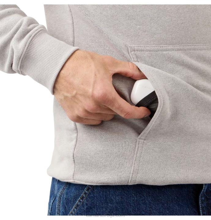 4042L43 Carhartt асфалтни вријесак форце релакед фит лагани дукс са графичким логотипом мушкарци