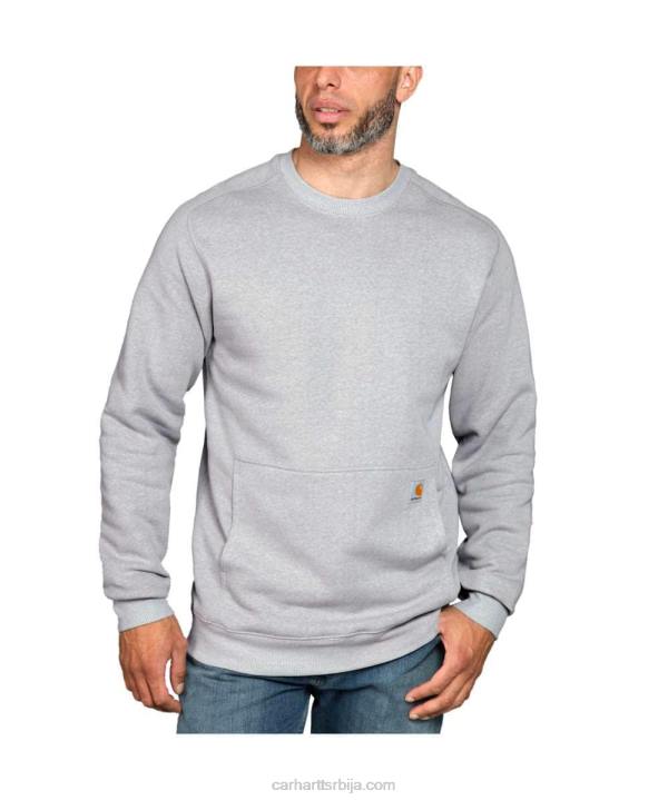 4042L44 Carhartt асфалтни вријесак сила опуштеног кроја лагани дукс са округлим изрезом мушкарци