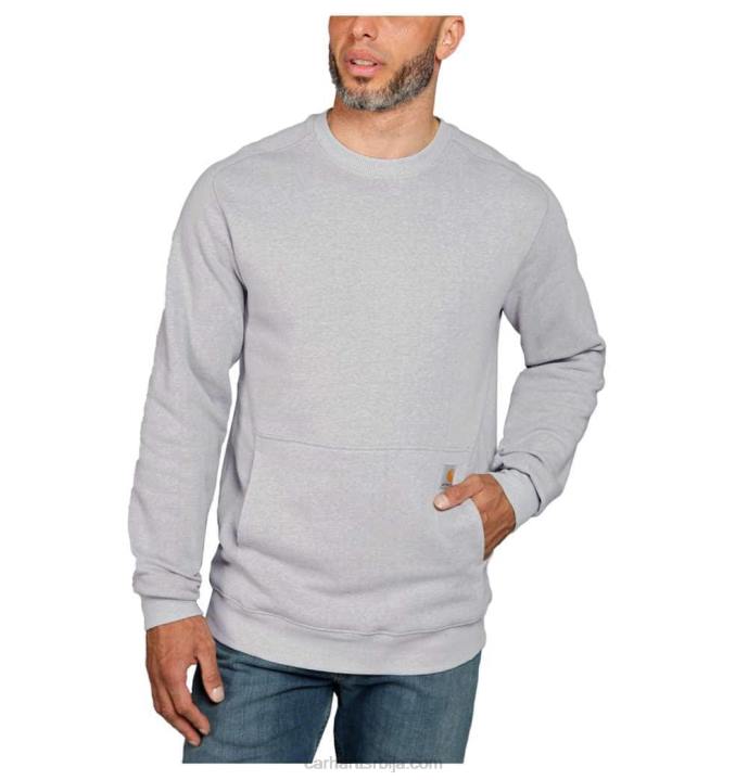 4042L44 Carhartt асфалтни вријесак сила опуштеног кроја лагани дукс са округлим изрезом мушкарци