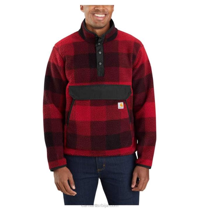 4042L50 Carhartt 1972 патка цамо пуловер од флиса опуштеног кроја мушкарци