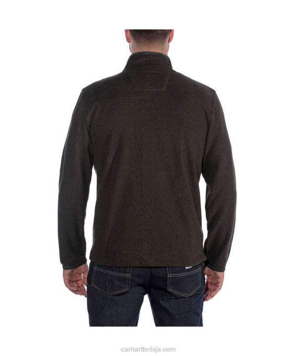 4042L51 Carhartt тармац хеатхер далтон флис са пуним затварачем мушкарци