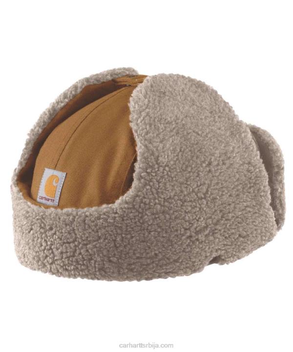 4042L10 Carhartt црн платнени шешир за заштиту од кише мушкарци