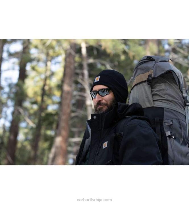 4042L82 Carhartt вријесак сиви/угаљ вријесак плетена капа мушкарци