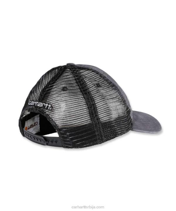 4042L86 Carhartt азурно плава платнена мрежаста капа мушкарци