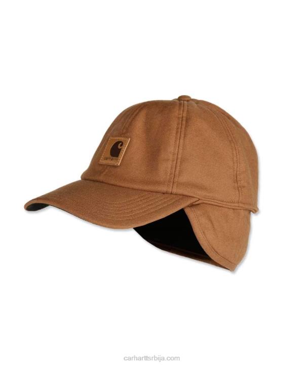 4042L93 Carhartt цархартт бровн растезљива капица за уши мушкарци
