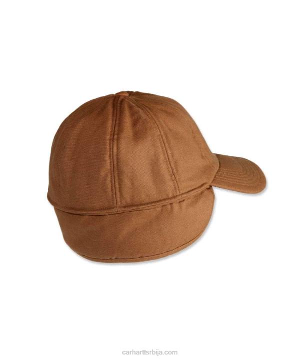 4042L93 Carhartt цархартт бровн растезљива капица за уши мушкарци