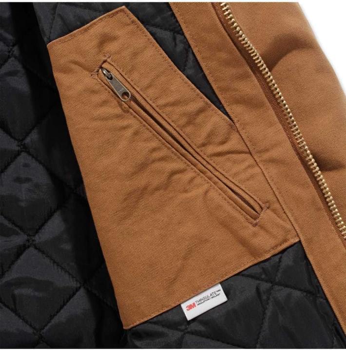 4042L13 Carhartt црн лабав крој опрана патка изолована активна јац мушкарци