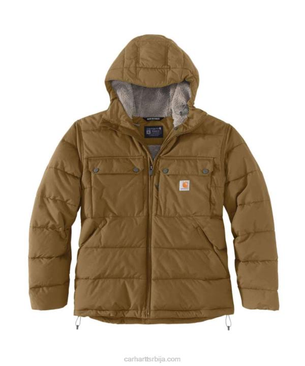 4042L16 Carhartt црн Цархартт монтана изолована јакна слободног кроја мушкарци