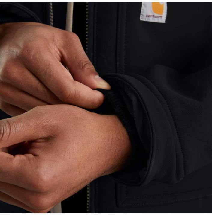 4042L20 Carhartt црн супер дук релаксирано фит схерпа-линед ацтиве јац мушкарци