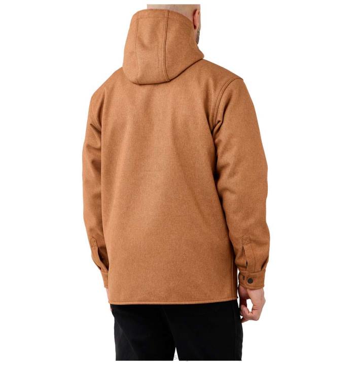 4042L25 Carhartt црни вријесак раин дефендер опуштена тешка мајица са капуљачом јац мушкарци