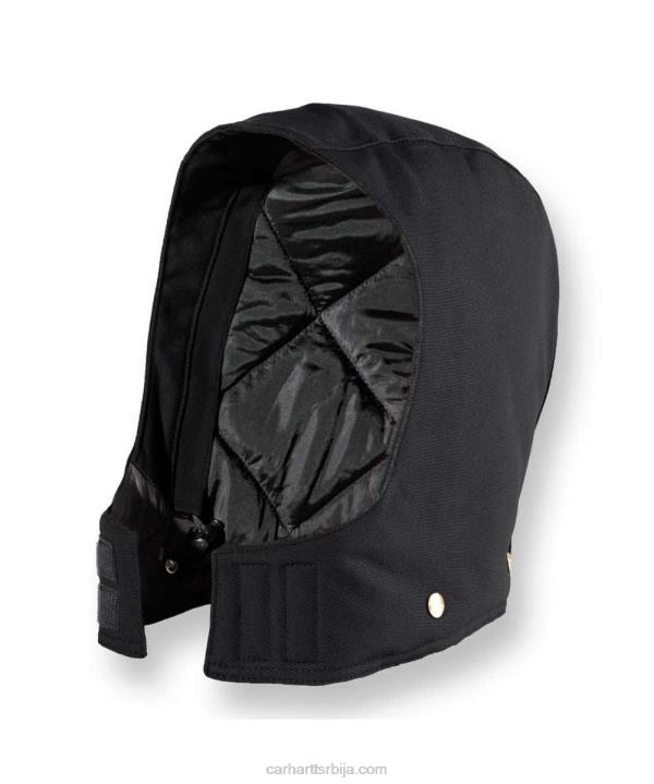 4042L32 Carhartt црн чврста капуљача са изолацијом од патке мушкарци