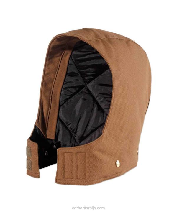 4042L32 Carhartt црн чврста капуљача са изолацијом од патке мушкарци