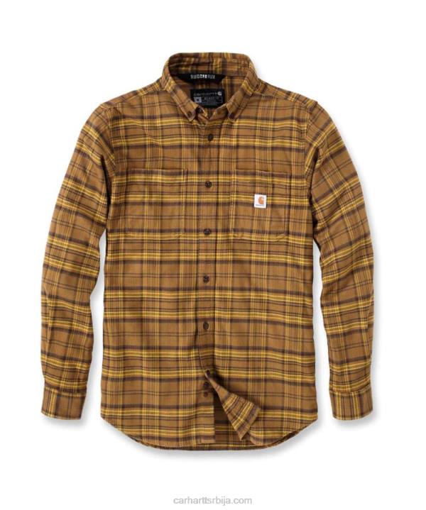 4042L110 Carhartt слад робусна флек карирана кошуља са дугим рукавима средњег кроја мушкарци
