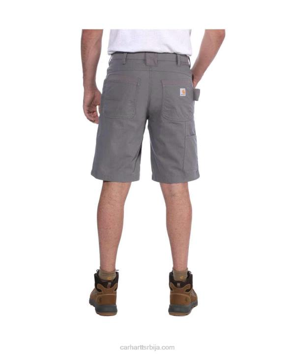 4042L148 Carhartt црн челик храпав флекс опуштено пристајање услужни рад кратак мушкарци