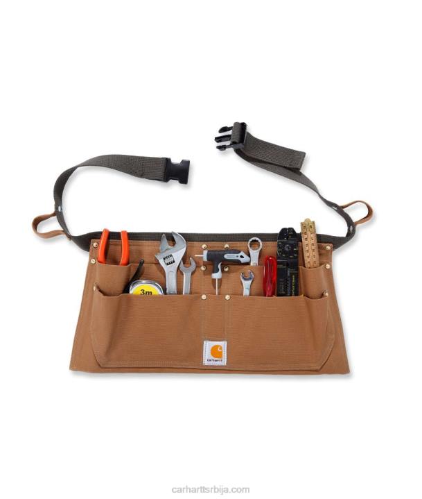 4042L181 Carhartt црн чврста патка кецеља мушкарци