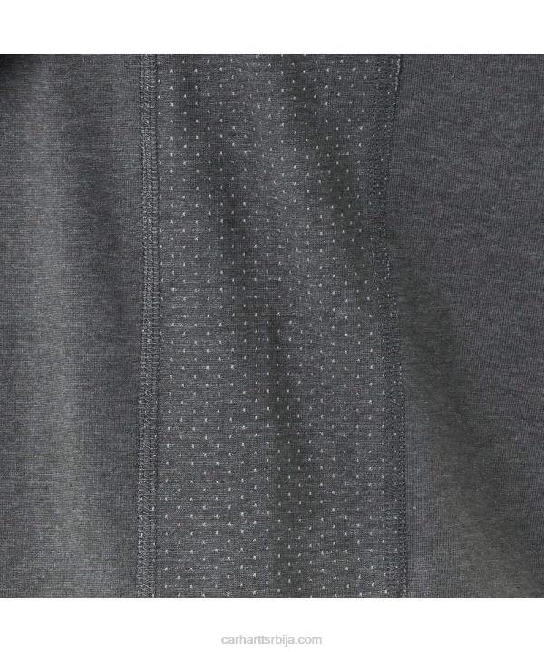 4042L132 Carhartt босиљак вријесак јака опуштена мајица са џеповима средње тежине дугих рукава мушкарци