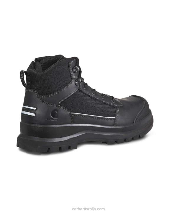 4042L157 Carhartt црн детроит робусна флек рефлектујућа с3 заштитна чизма са патент затварачем мушкарци