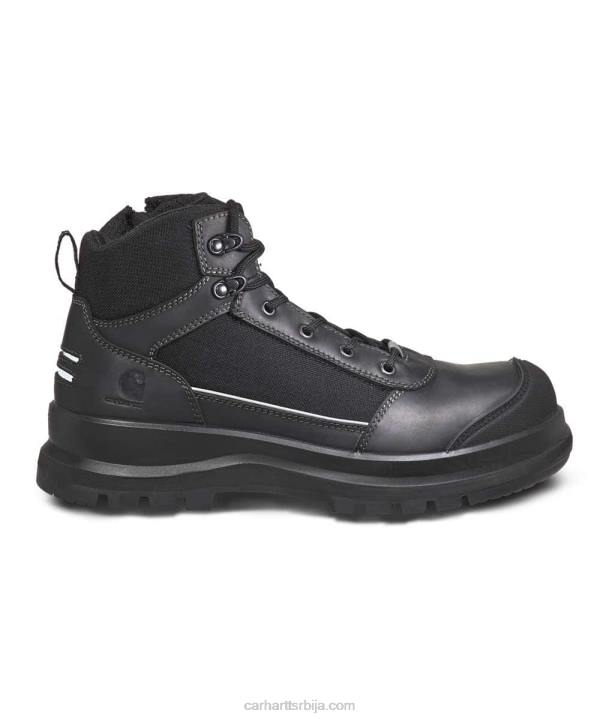 4042L157 Carhartt црн детроит робусна флек рефлектујућа с3 заштитна чизма са патент затварачем мушкарци