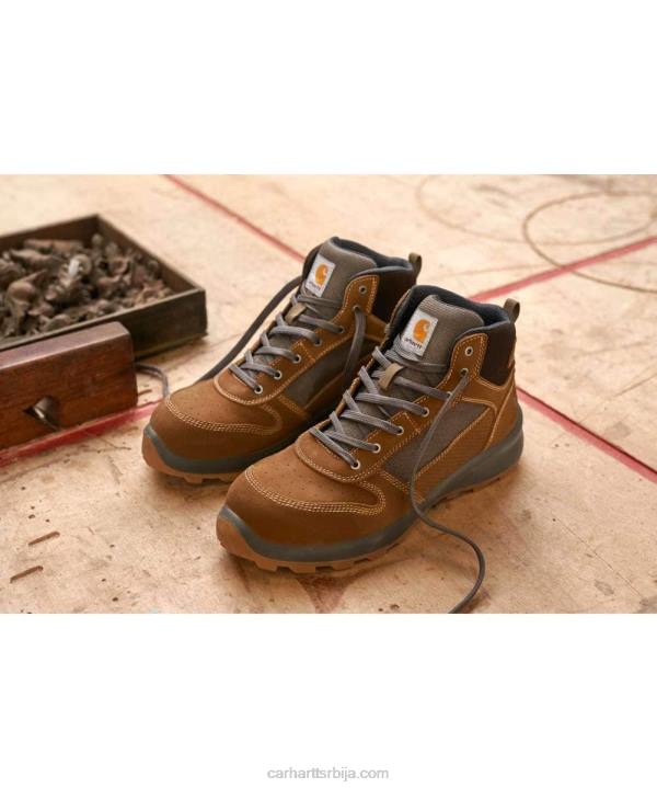 4042L165 Carhartt црн Мицхиган руггед флек с1п мидцут сигурносна чизма мушкарци