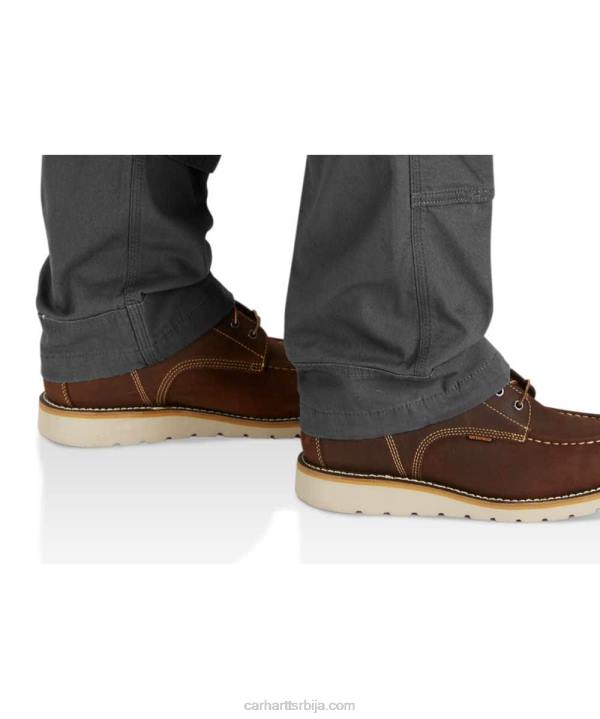 4042L75 Carhartt тамни каки робустан савитљиви комбинезон опуштеног кроја мушкарци