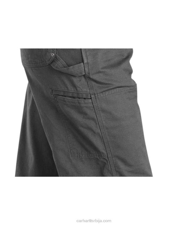 4042L75 Carhartt тамни каки робустан савитљиви комбинезон опуштеног кроја мушкарци