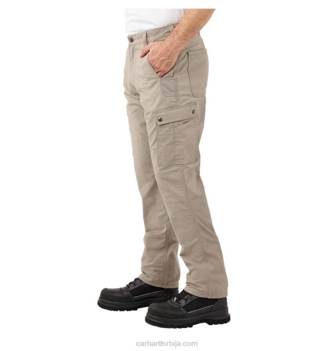 4042L54 Carhartt босиљак робусне флек радне панталоне опуштеног кроја рипстоп мушкарци