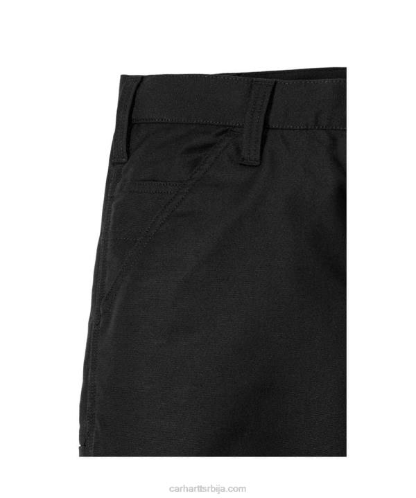 4042L56 Carhartt црн робусне професионалне серије робусне савитљиве радне панталоне опуштеног кроја мушкарци