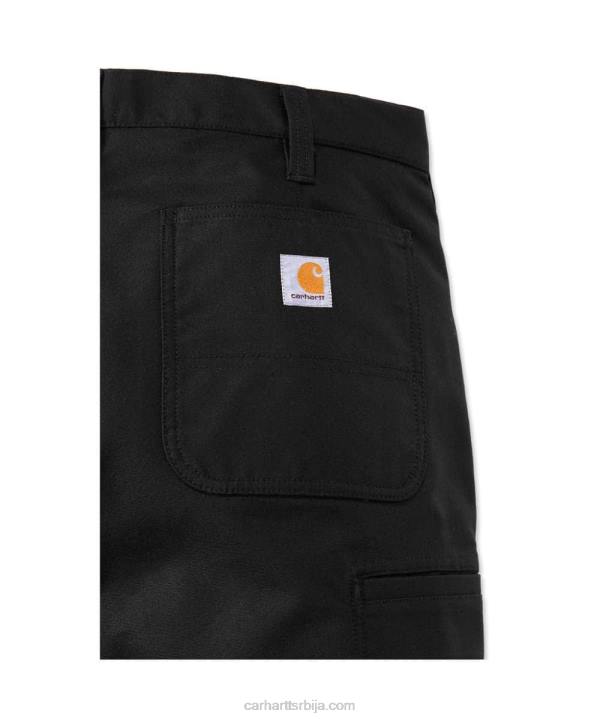 4042L56 Carhartt црн робусне професионалне серије робусне савитљиве радне панталоне опуштеног кроја мушкарци