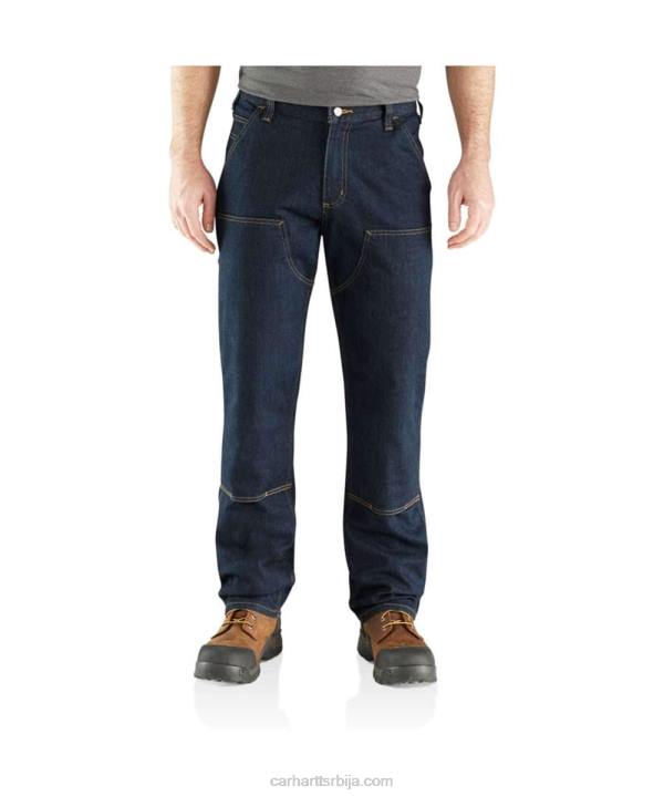 4042L65 Carhartt ерие робусне флекс опуштене фармерке са дуплим предњим делом мушкарци
