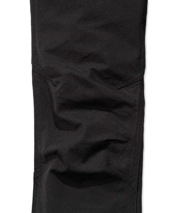 4042L67 Carhartt црн робусне флексибилне радне панталоне са равним кројем сужене ноге мушкарци