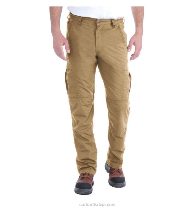 4042L68 Carhartt тамни каки сила екстремне робусне флекс панталоне за терет мушкарци