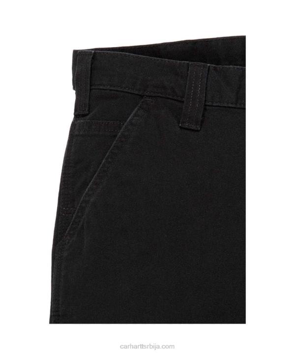 4042L70 Carhartt тамни каки робусне савитљиве радне панталоне опуштеног кроја мушкарци
