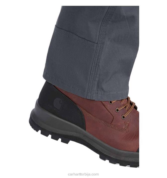 4042L72 Carhartt сенка челичне робусне флекс опуштене радне панталоне са двоструким предњим деловима мушкарци