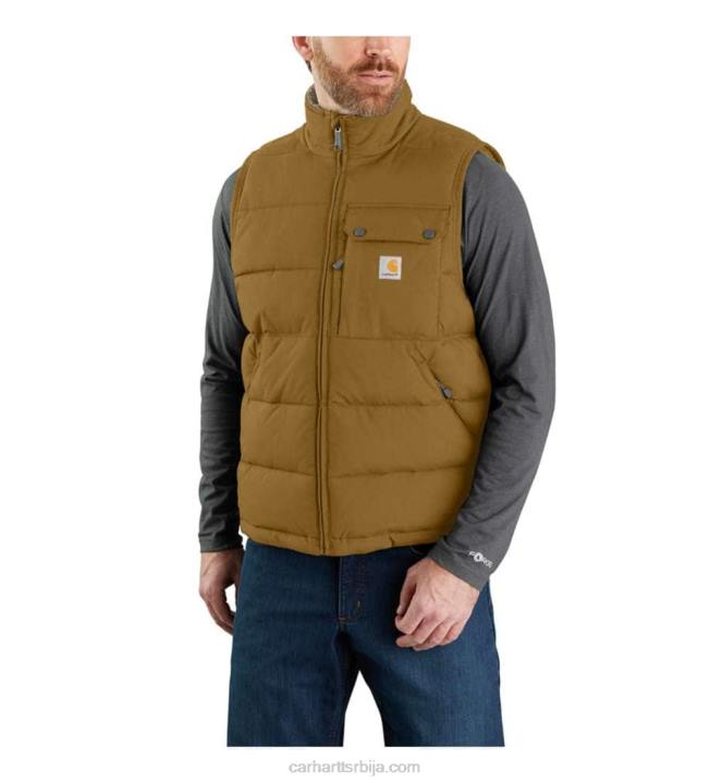4042L103 Carhartt црн Цархартт монтана изоловани прслук слободног кроја мушкарци