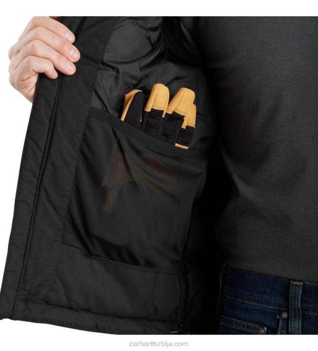 4042L103 Carhartt црн Цархартт монтана изоловани прслук слободног кроја мушкарци