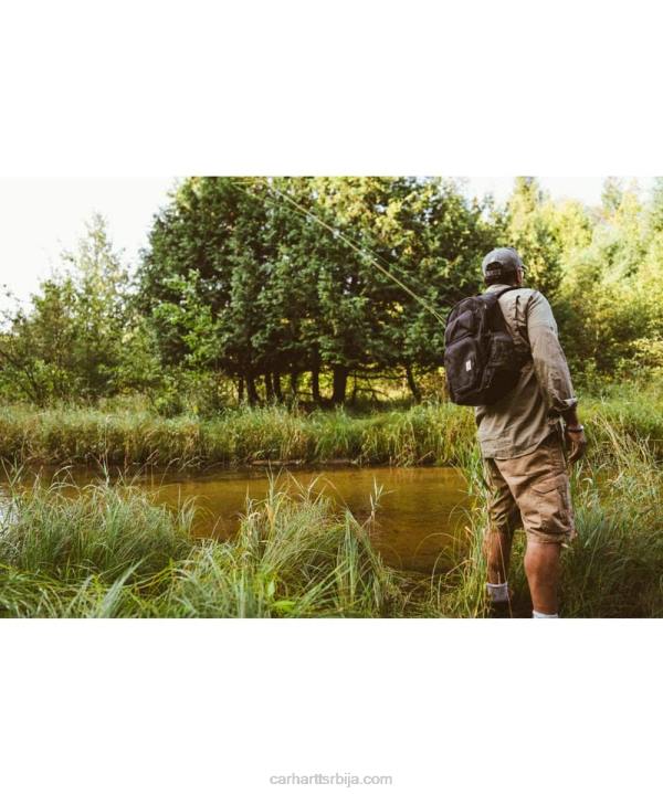 4042L1 Carhartt црн 27л ранац са једним преградом мушкарци