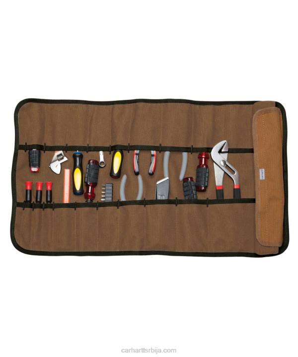 4042L7 Carhartt црн 18 џепна рола мушкарци