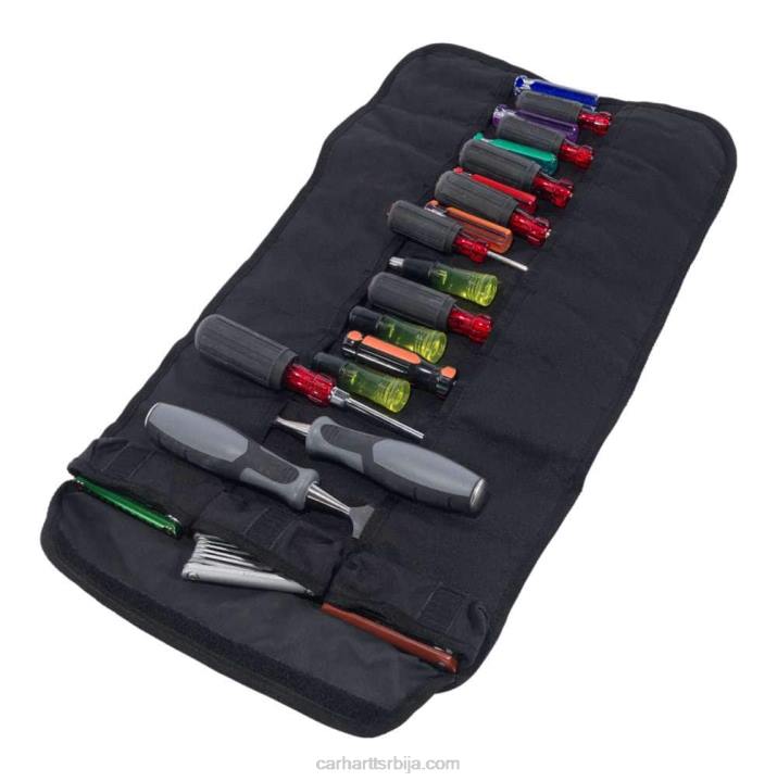 4042L7 Carhartt црн 18 џепна рола мушкарци